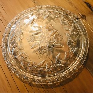 Clear Glass Platter